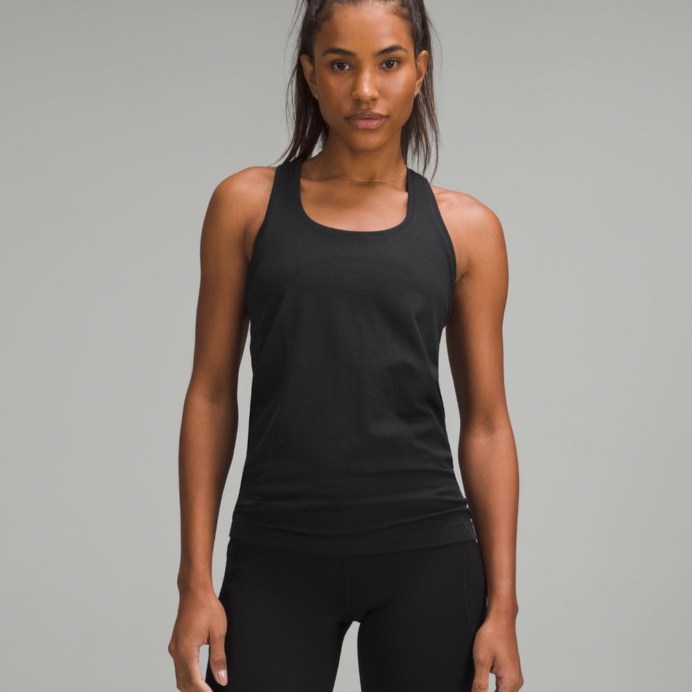Swiftly Tech Black Racerback Tank Top